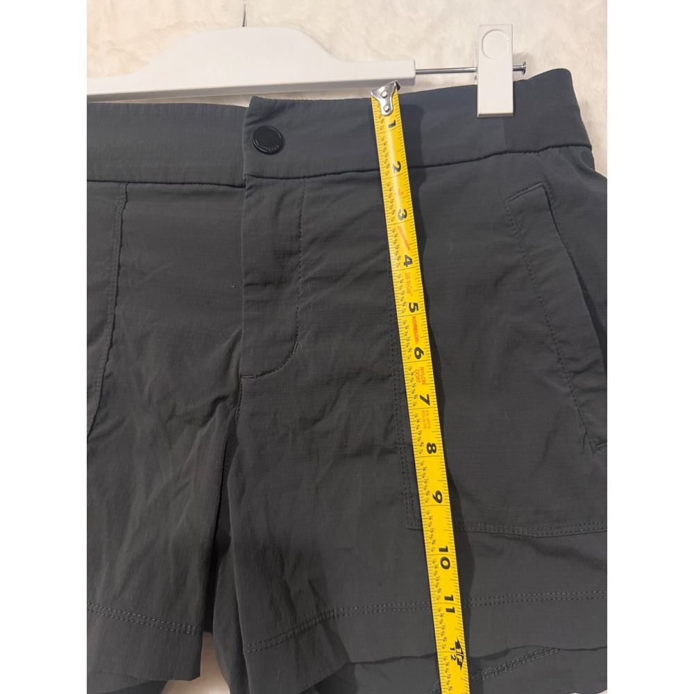 Athleta Trekkie North Shorts Dark Gray Hiking Outdoor Activewear Size 6 - Picture 2 of 6